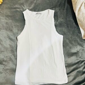 Zara Classic White Tank Top